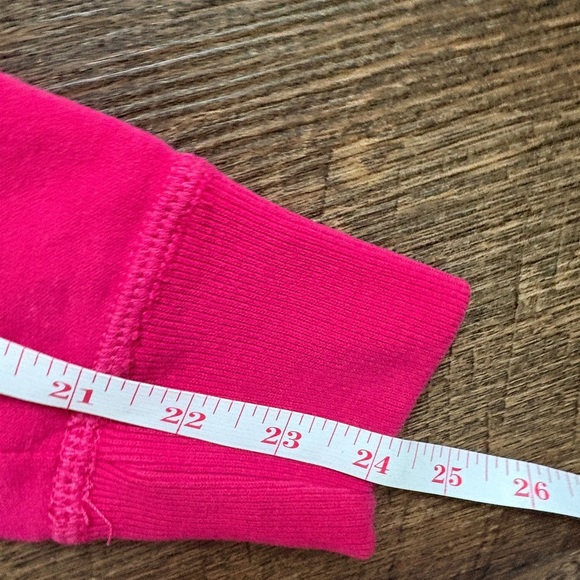 ABERCROMBIE & FITCH hot pink fleece lined hoodie Y2K - Picture 14 of 15